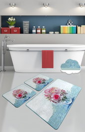 Mijölnir Juego de alfombrillas de baño Fennel Multicolor